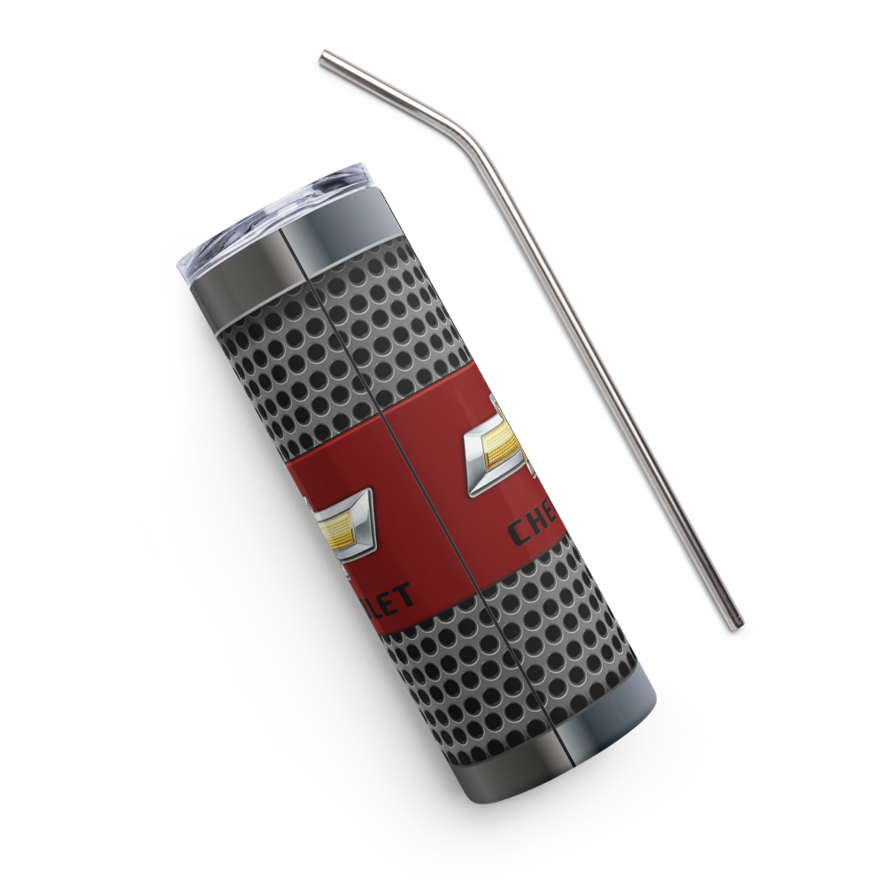 Chevy Red Metal 20oz Tumbler