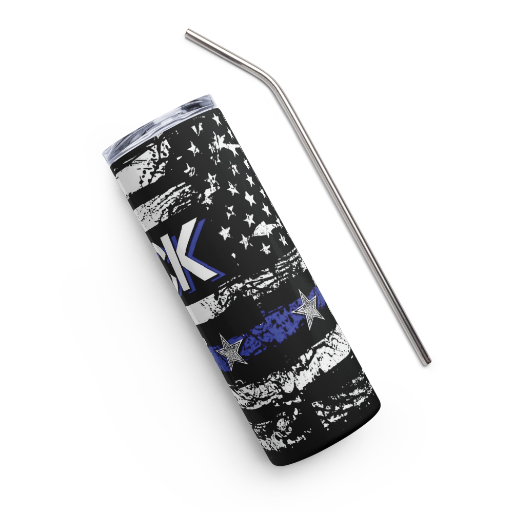 Back The Blue Flag 20oz Tumbler