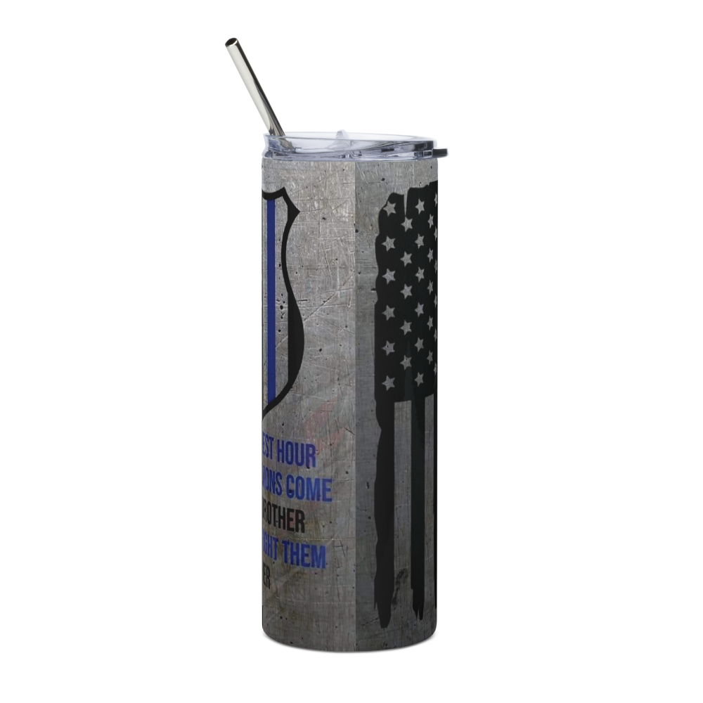 Police Vow 20oz Tumbler