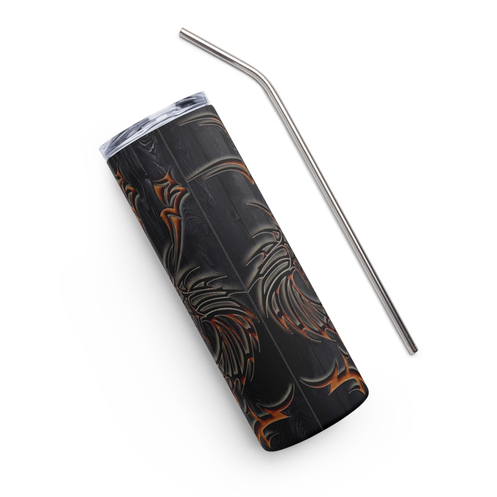 Harley Wood Dragon 20oz Tumbler