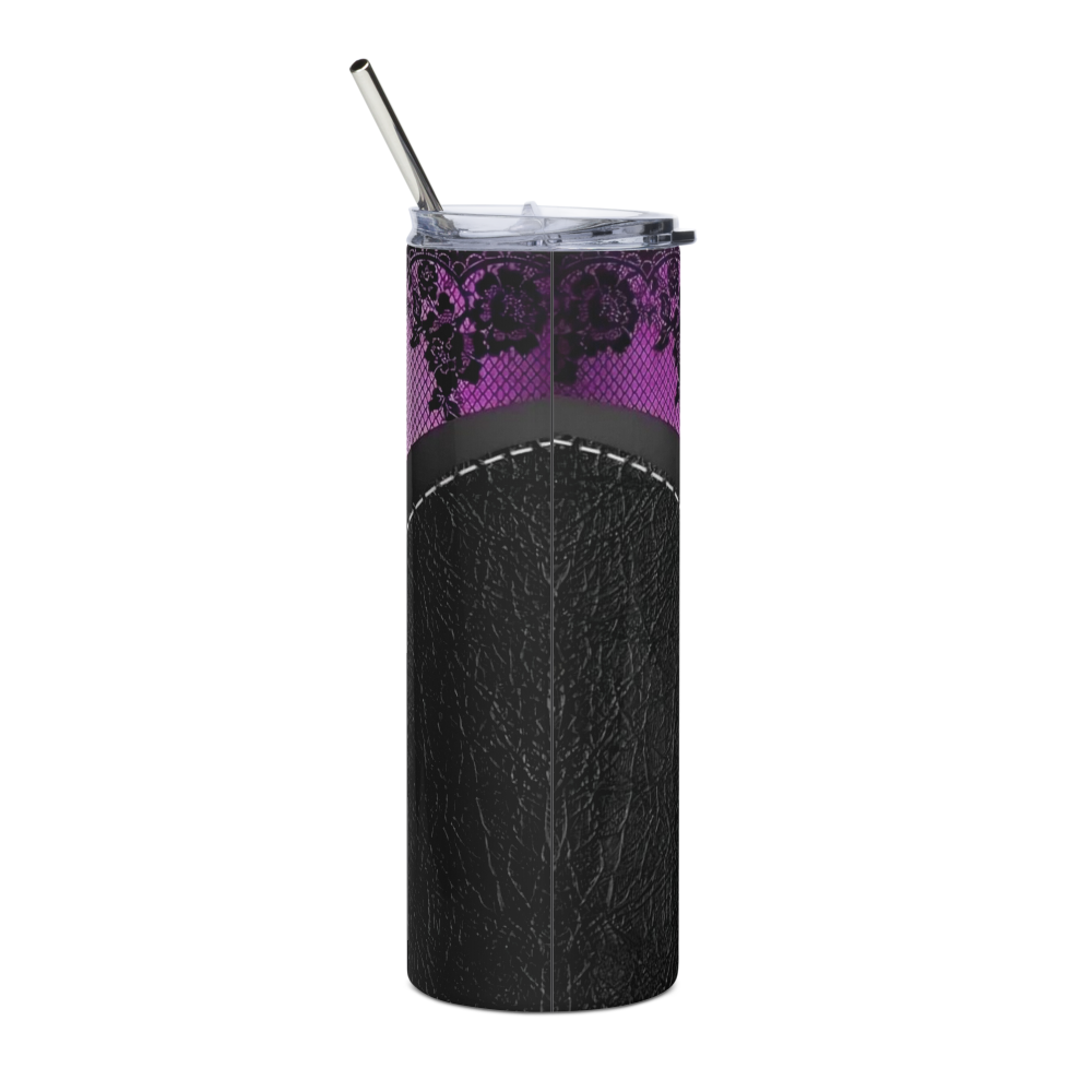 Pink & Purple Lace Harley 20oz Tumbler