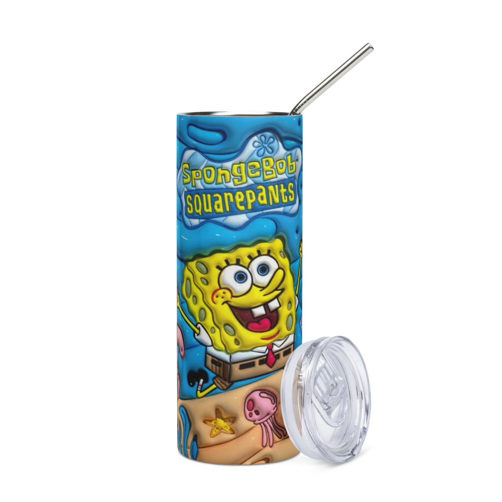 Spongebob Puffy 20oz Tumbler