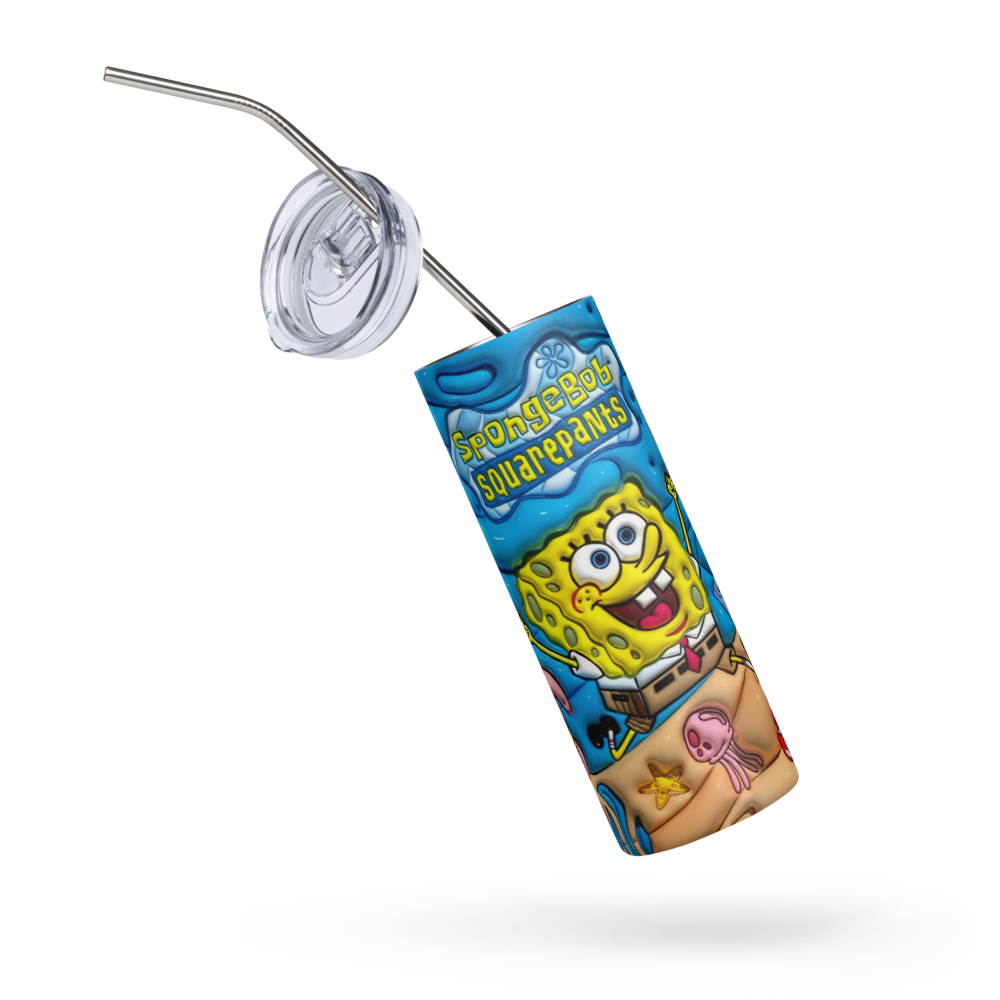 Spongebob Puffy 20oz Tumbler