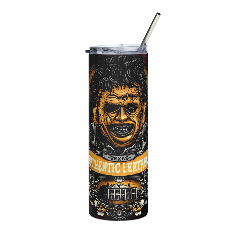 Leather Face 20oz Tumbler Cup