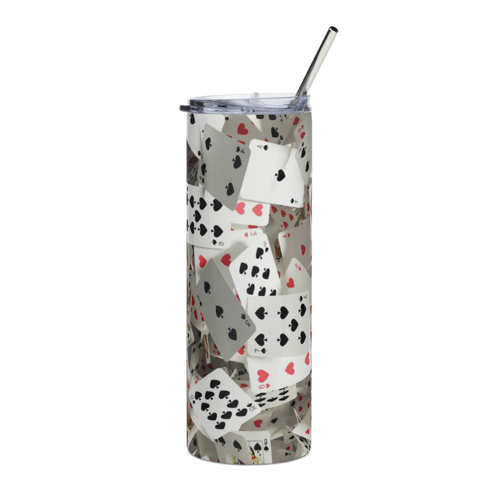 Scattered Cards 20oz Tumbler Cup
