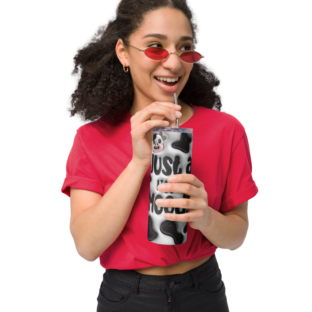 A little MOOOdy 20oz Tumbler Cup