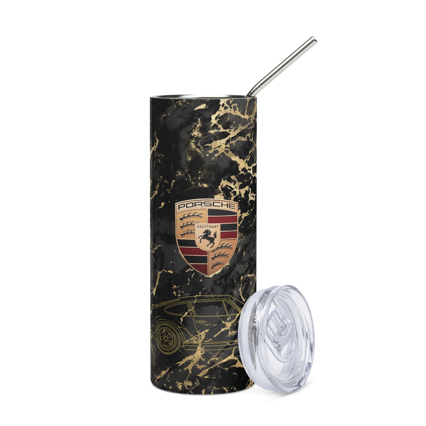 Porsche Marble 20oz Tumbler