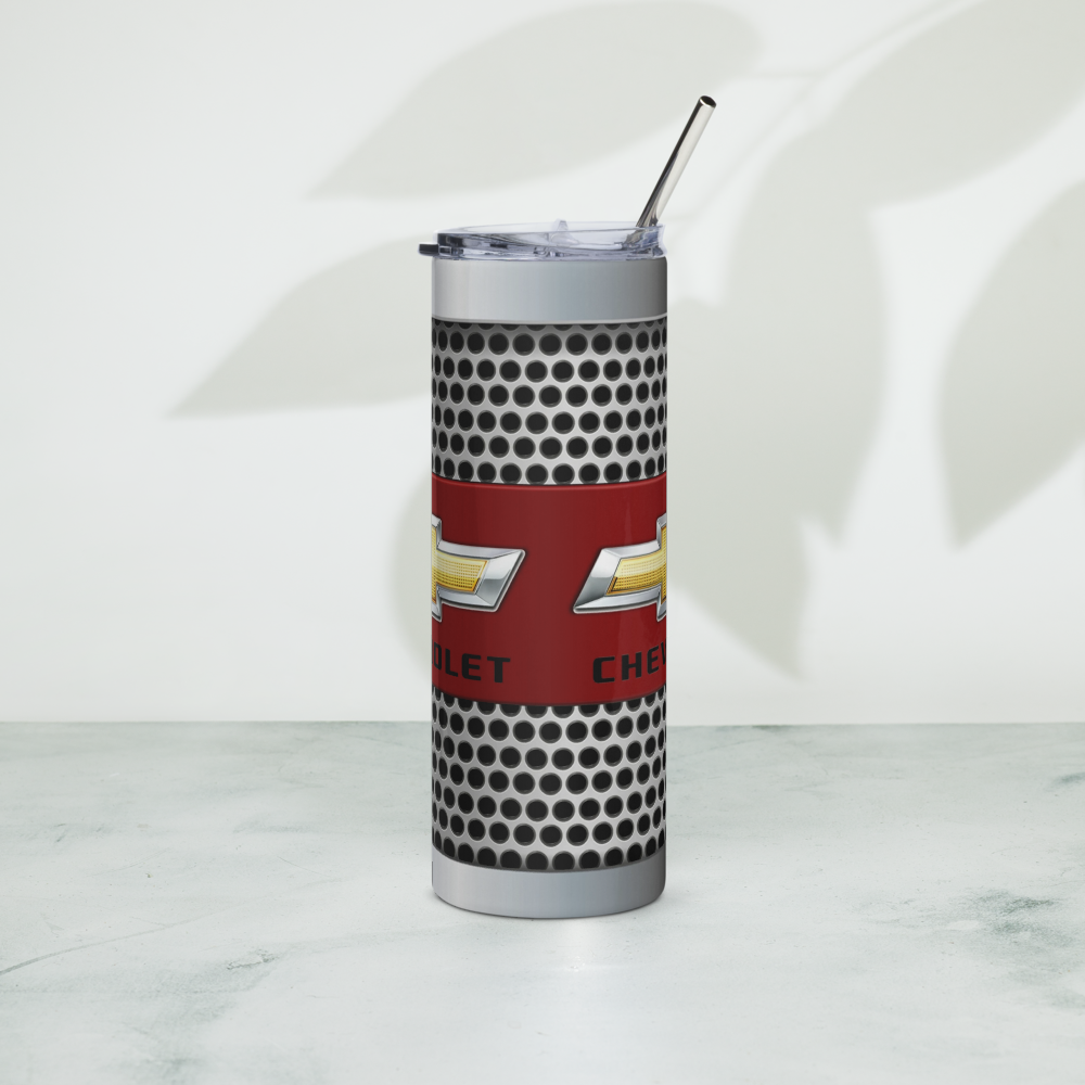 Chevy Red Metal 20oz Tumbler