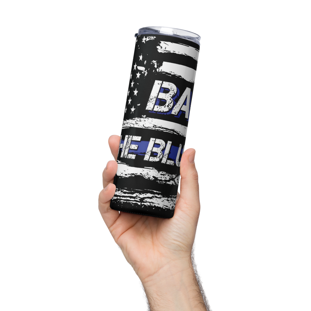 Back The Blue Flag 20oz Tumbler