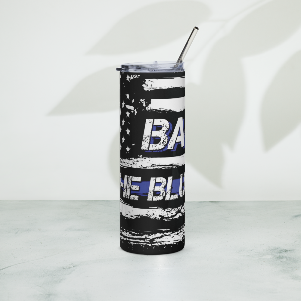 Back The Blue Flag 20oz Tumbler