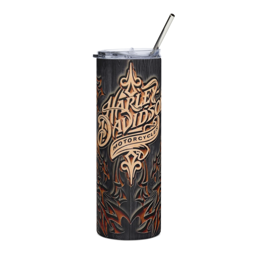 Harley Wood Dragon 20oz Tumbler