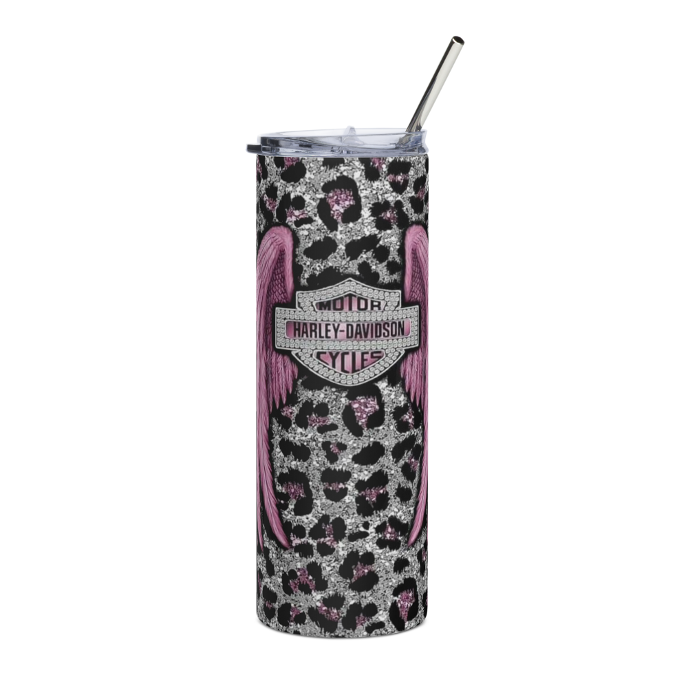 Pink Wings Harley Davidson 20oz Tumbler