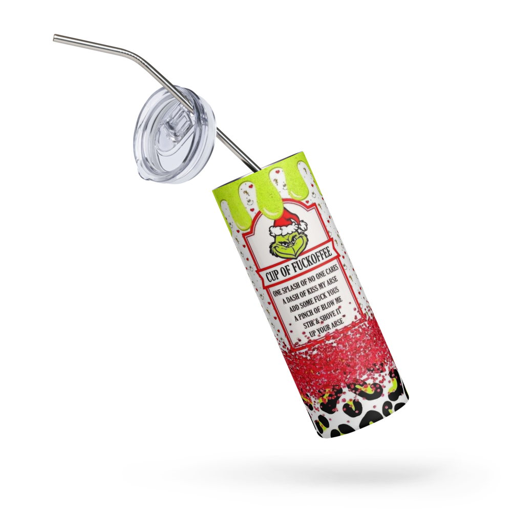 Grinch Cup Of Fucoffee 20oz Tumbler