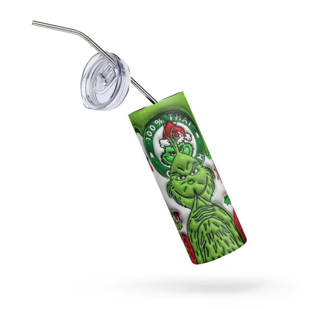 GrinchBucks Puffy 20oz Tumbler