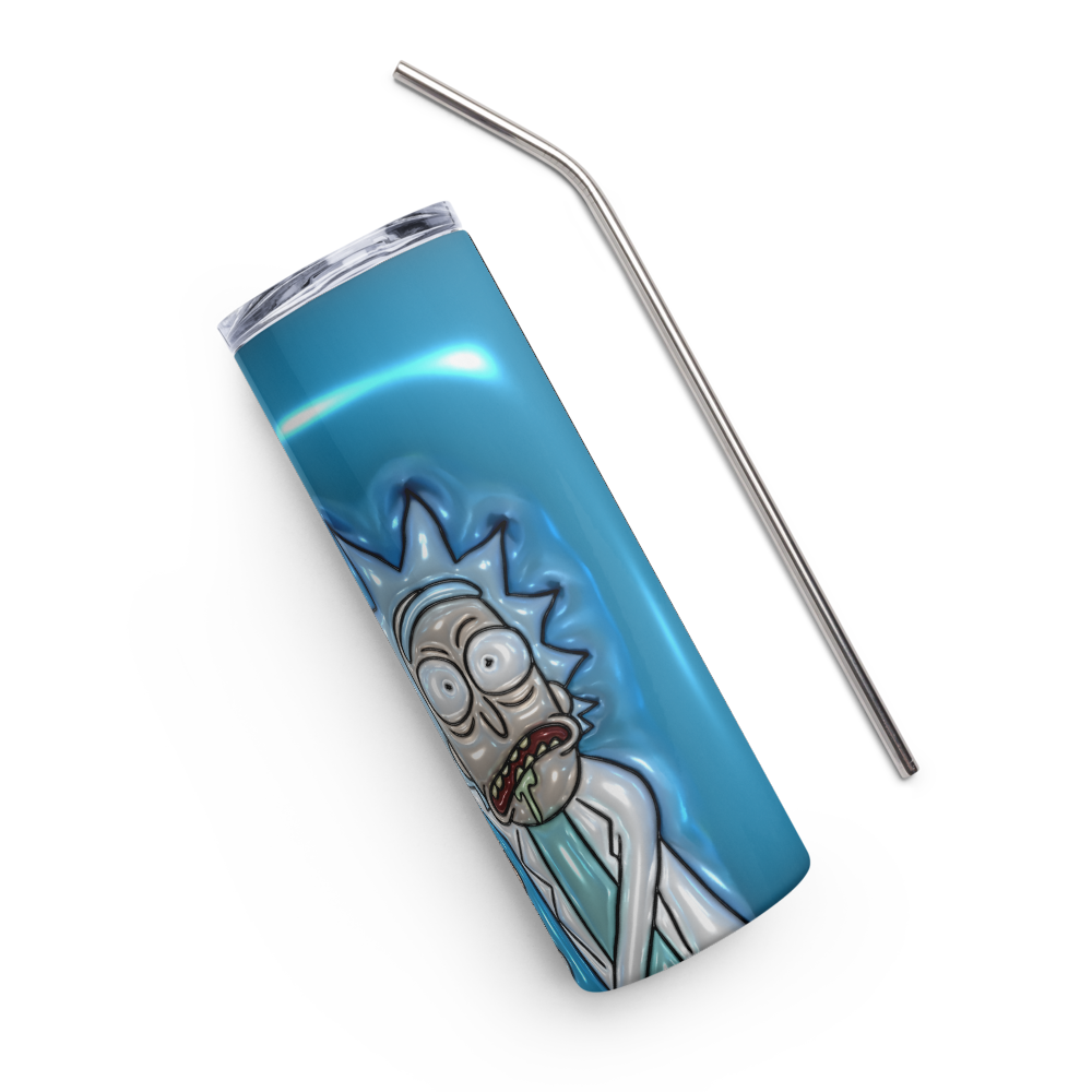 Puffy Rick and Morty 20oz Tumbler Cup