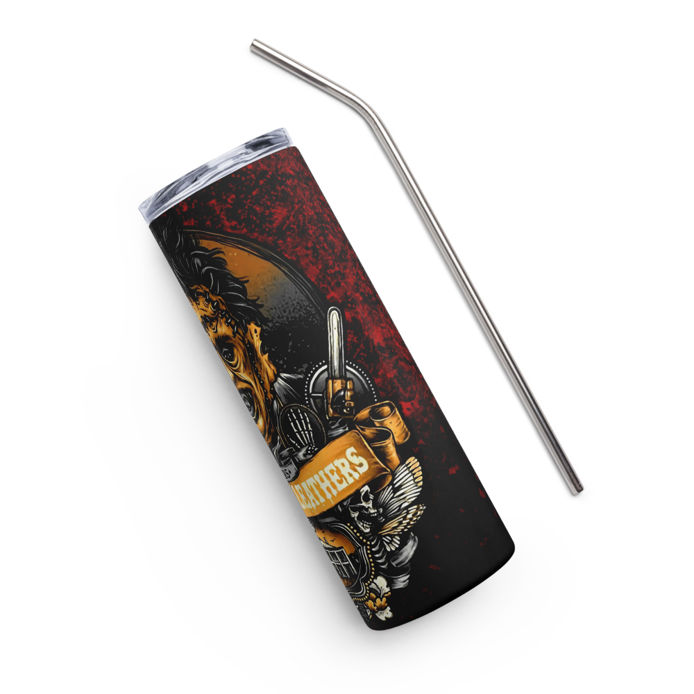 Leather Face 20oz Tumbler Cup