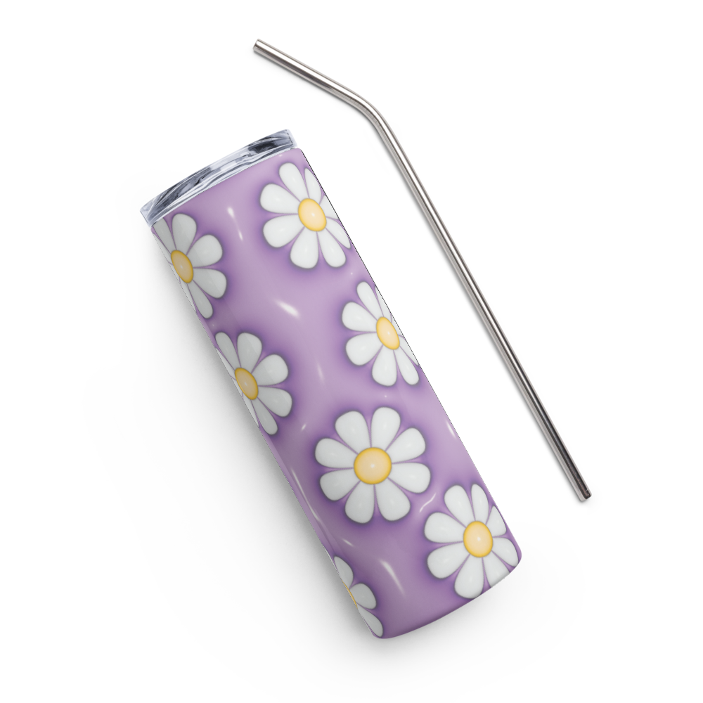 Daisy Puffy 20oz Tumbler Cup