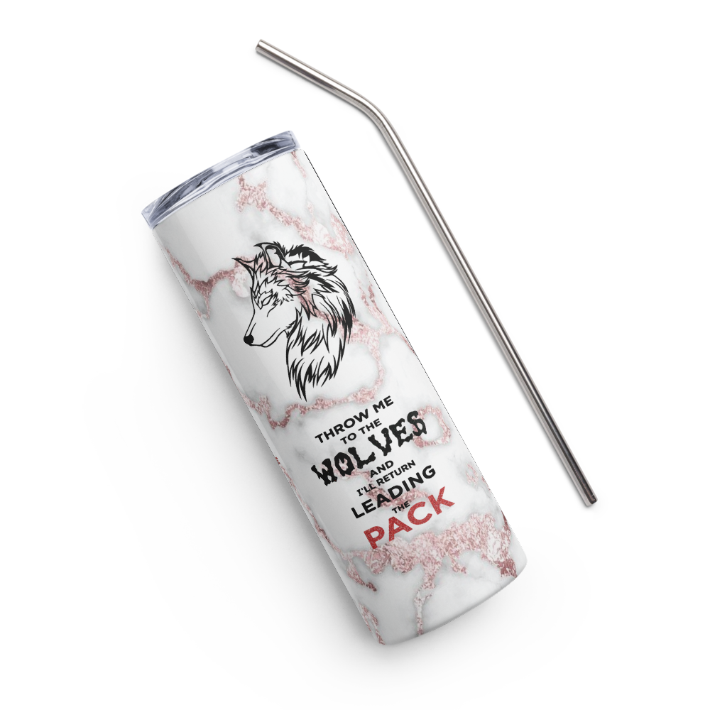 FAFO Tactical Defense Wolves 20oz Tumbler