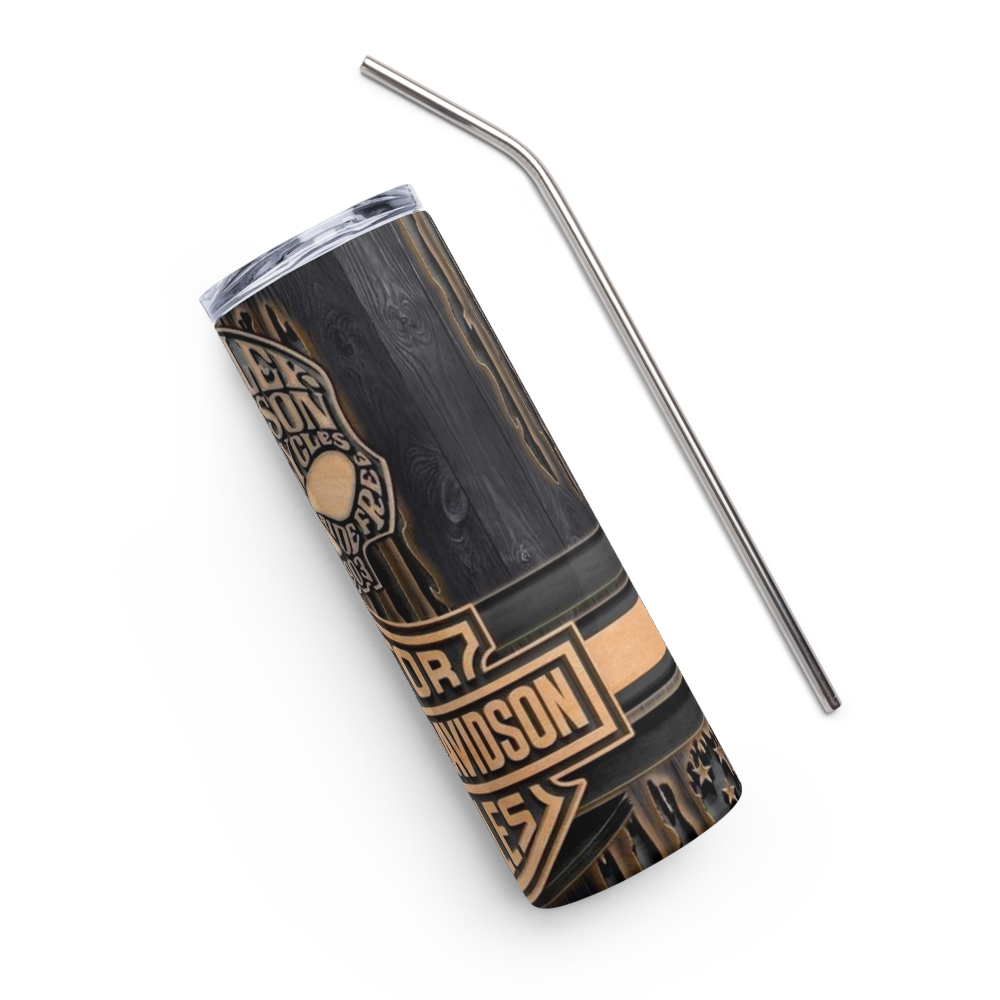 Harley Black Wood 20oz Tumbler
