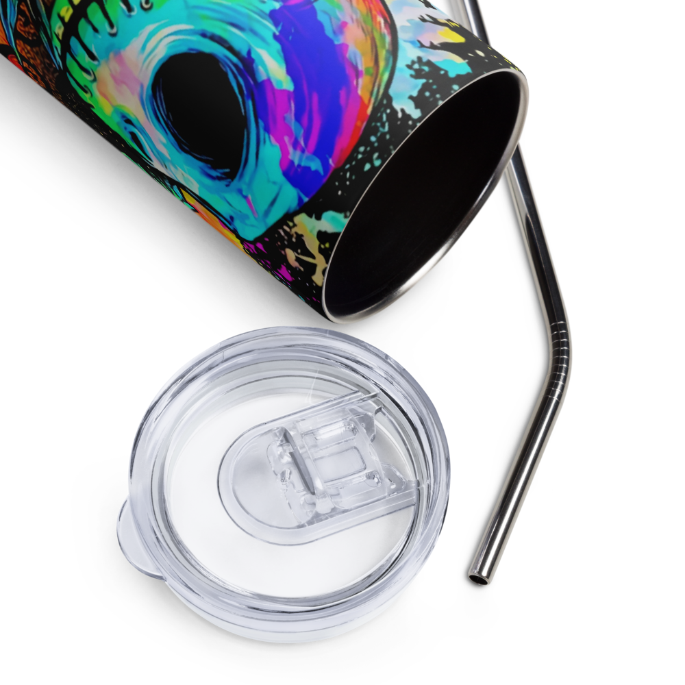 Neon Skellington 20oz Tumbler Cup