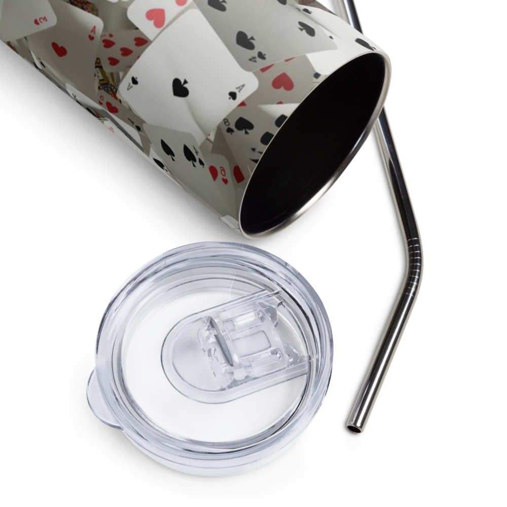 Scattered Cards 20oz Tumbler Cup