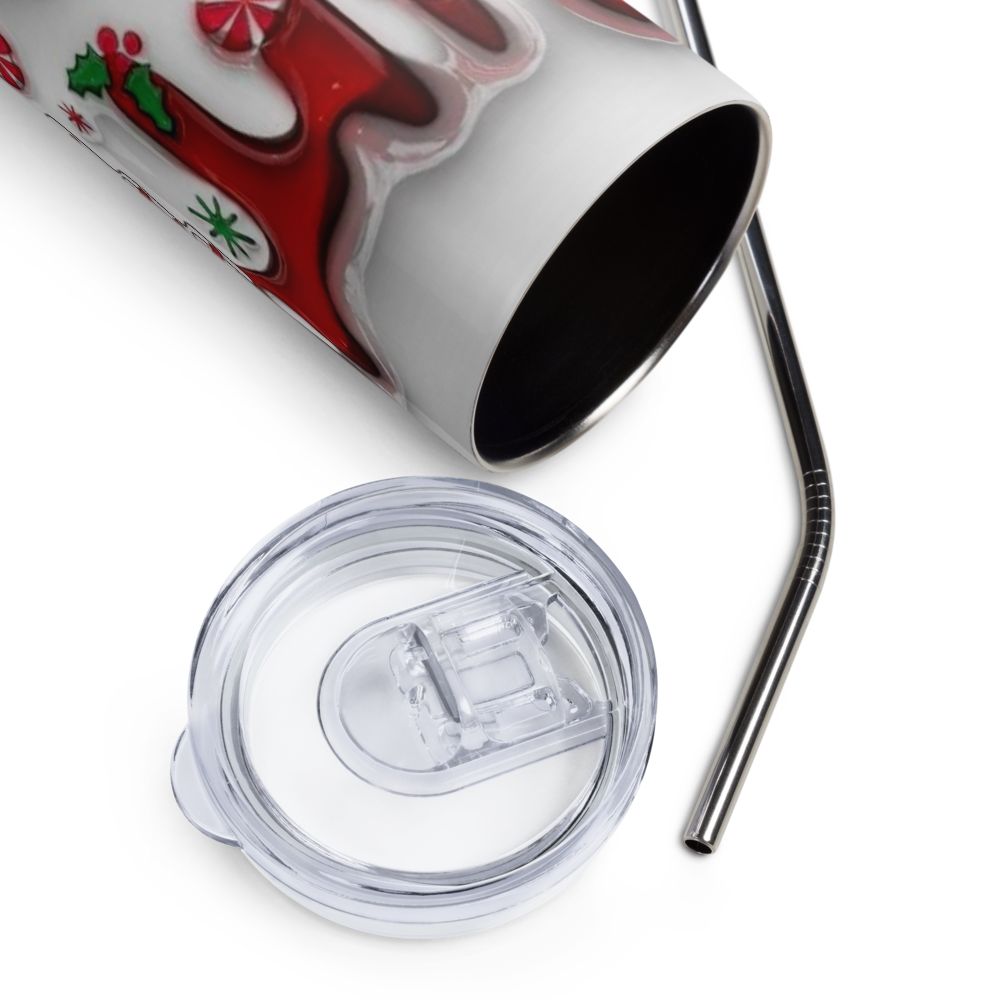Christmas Tree Cookie Puffy 20oz Tumbler