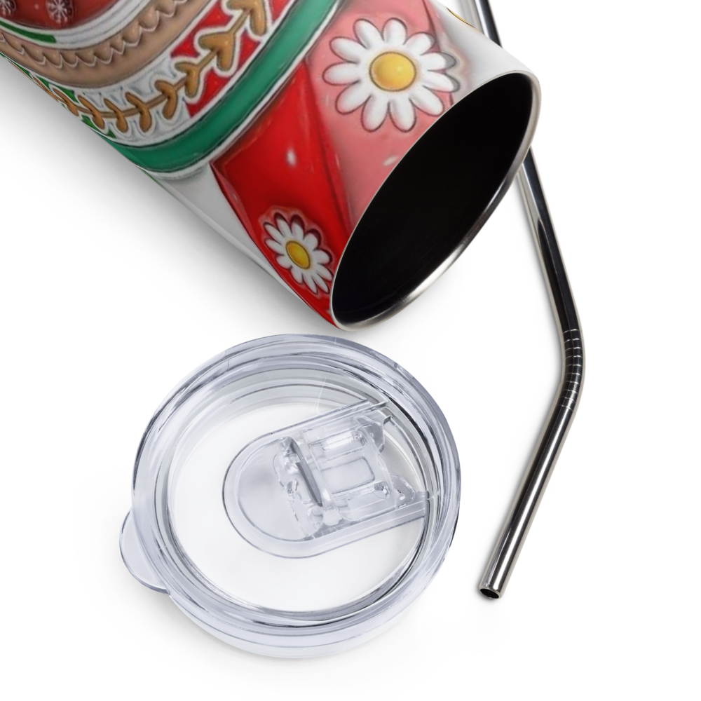 Holiday Cheer Puffy 20oz Tumbler