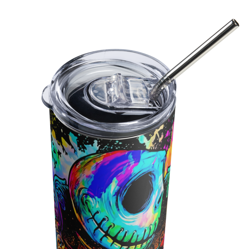 Neon Skellington 20oz Tumbler Cup
