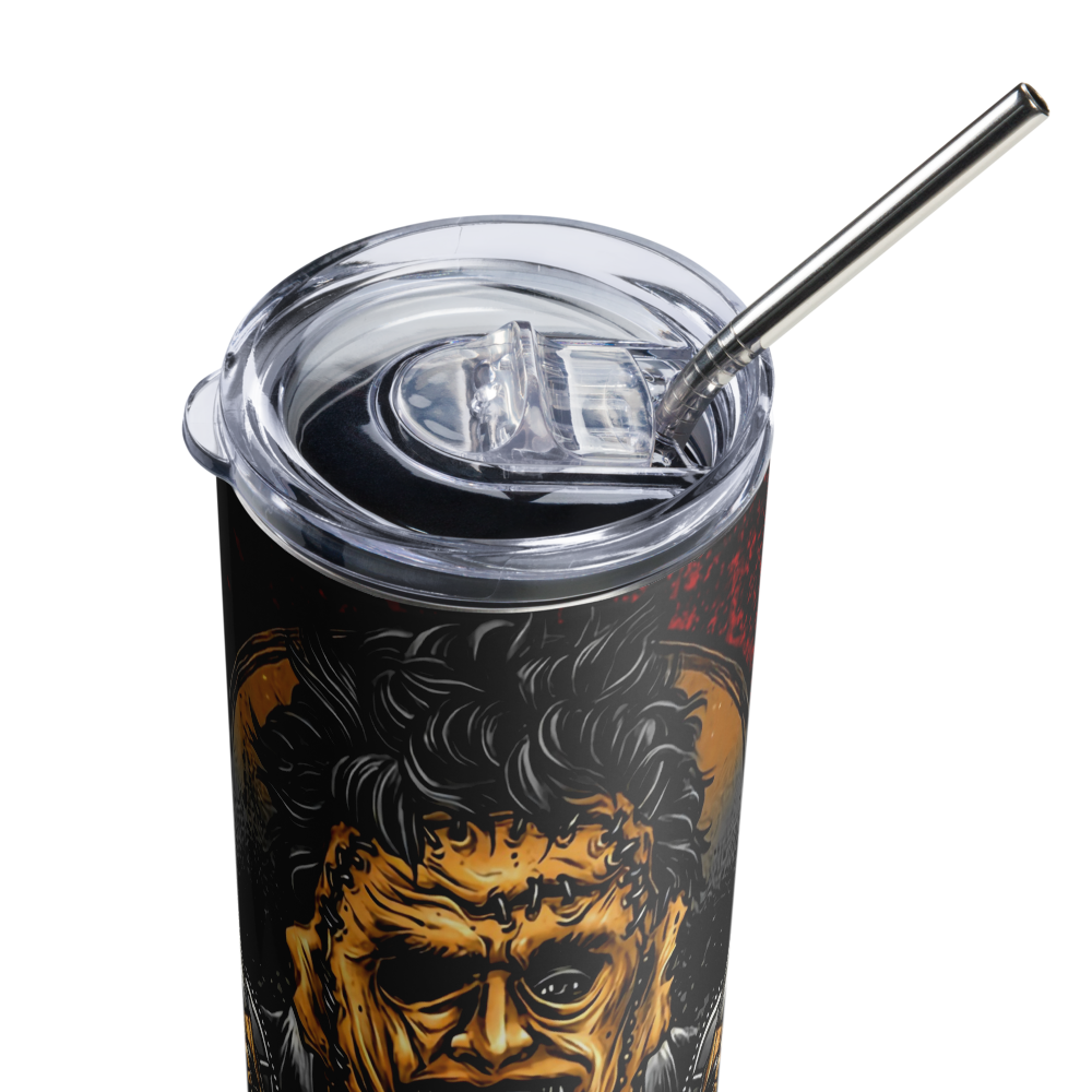 Leather Face 20oz Tumbler Cup
