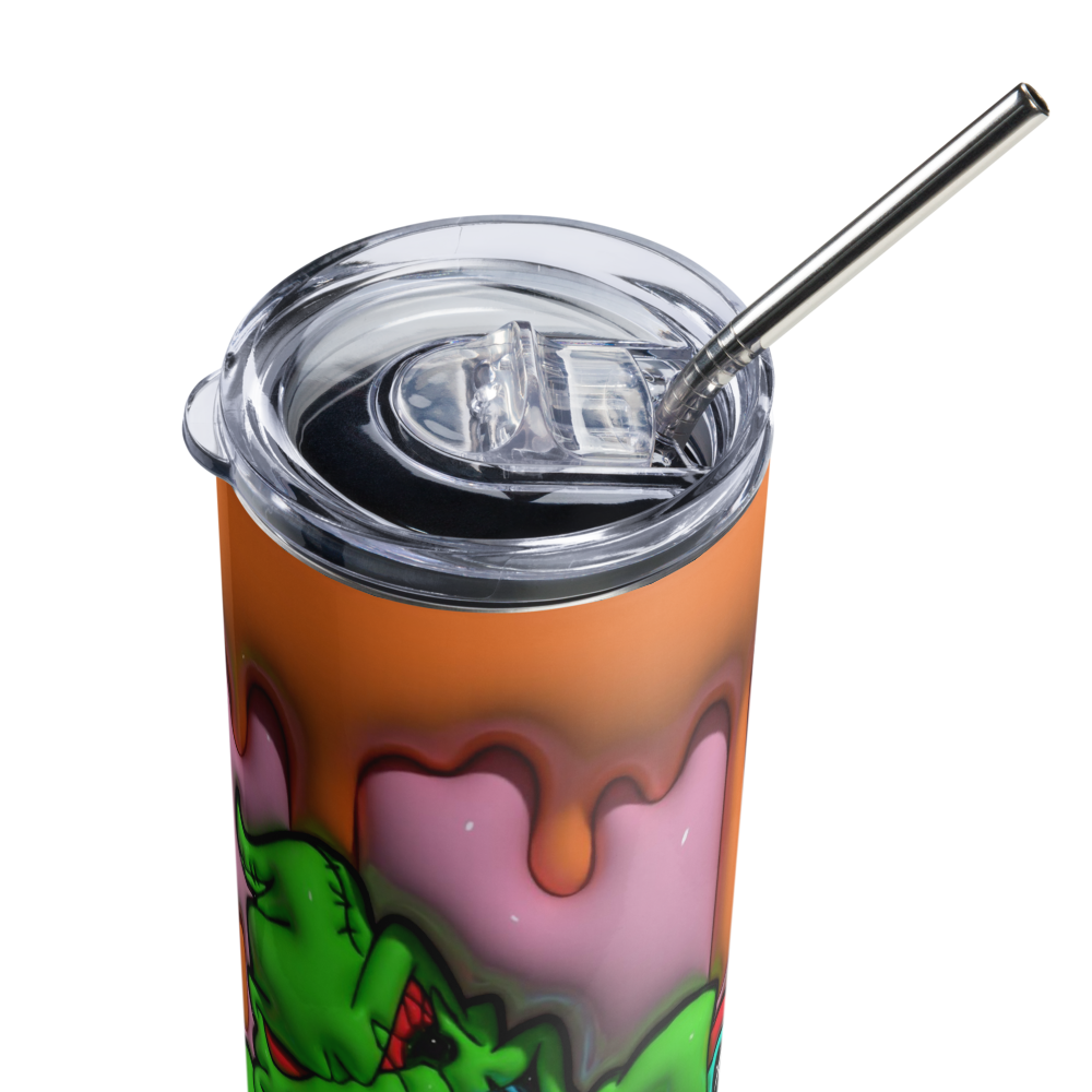 Oogie Stitch Puffy 20oz Tumbler Cup