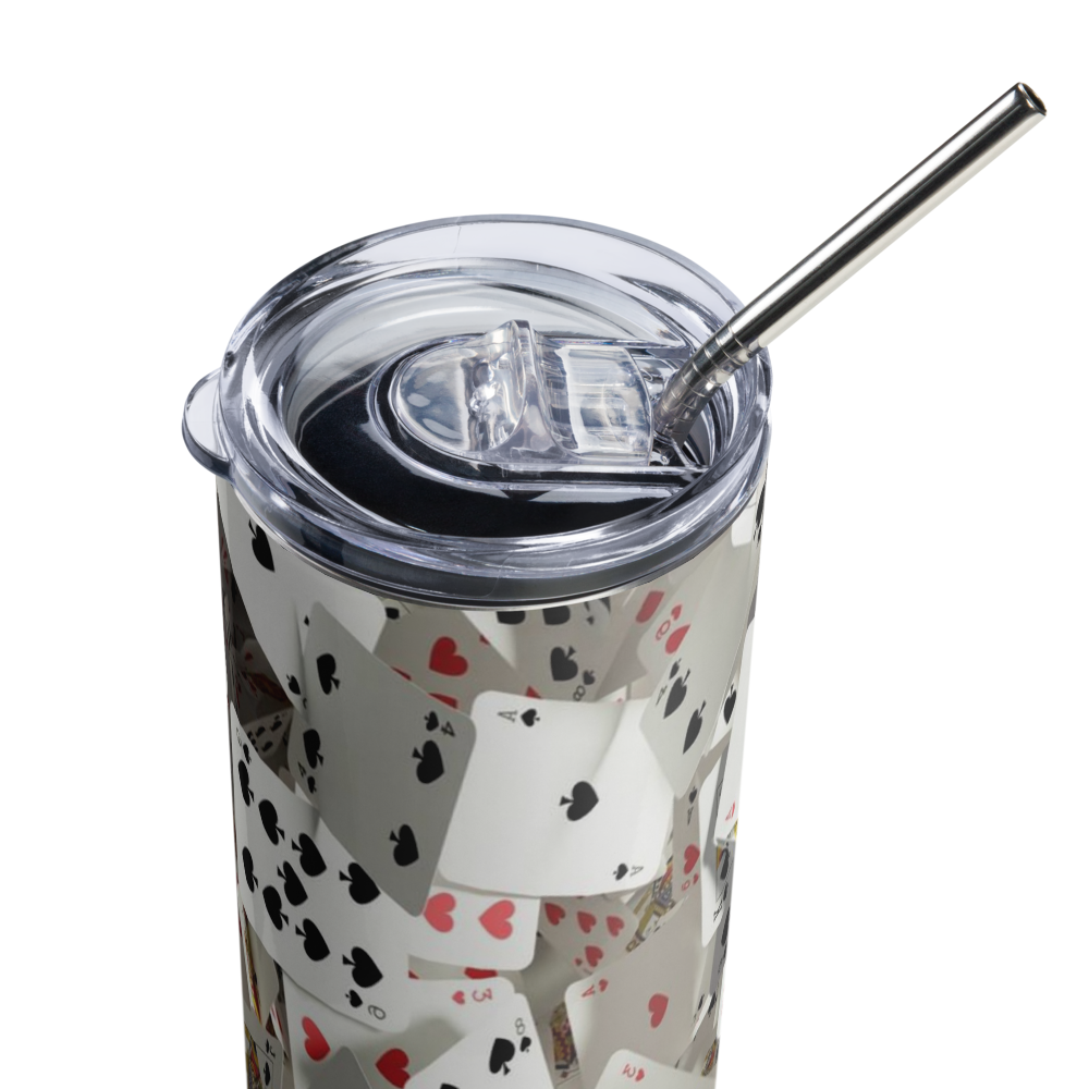 Scattered Cards 20oz Tumbler Cup