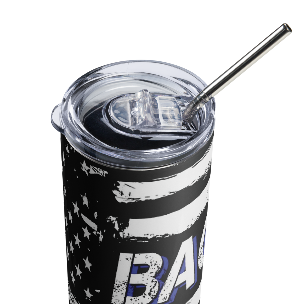 Back The Blue Flag 20oz Tumbler