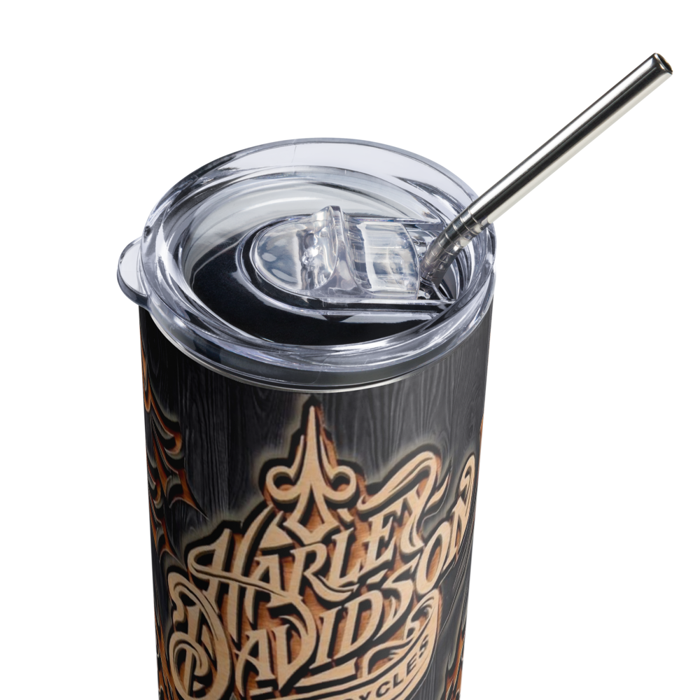 Harley Wood Dragon 20oz Tumbler