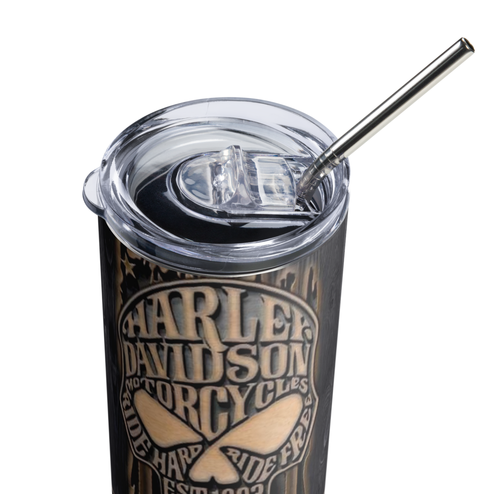 Harley Black Wood 20oz Tumbler