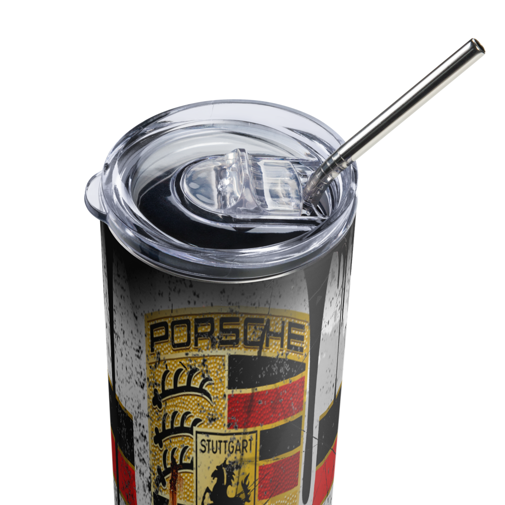 Porsche Grunge 20oz Tumbler