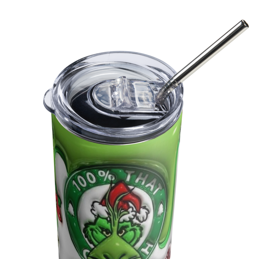 GrinchBucks Puffy 20oz Tumbler