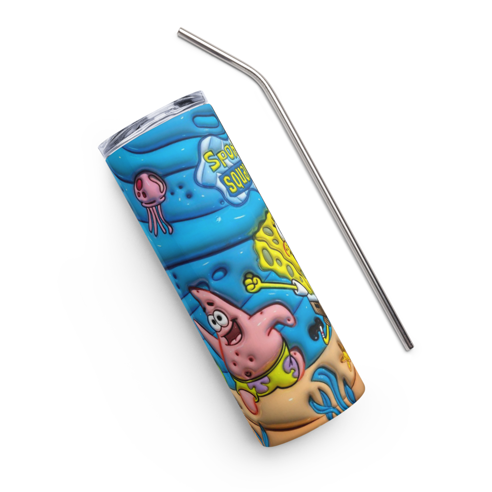Spongebob Puffy 20oz Tumbler