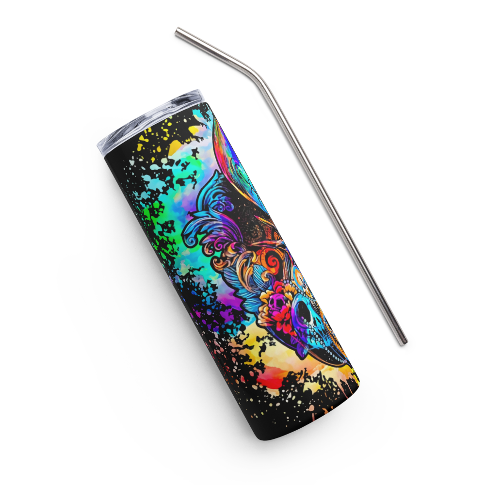 Neon Skellington 20oz Tumbler Cup