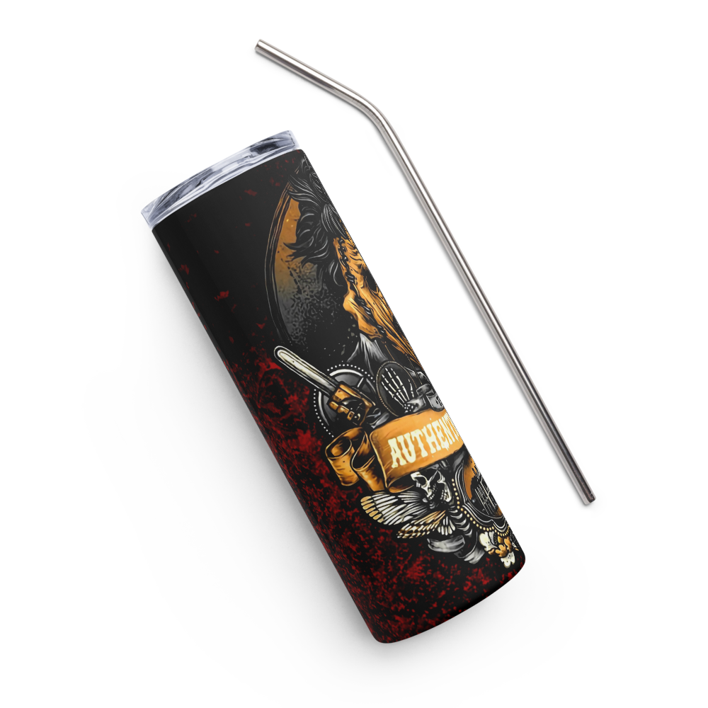Leather Face 20oz Tumbler Cup