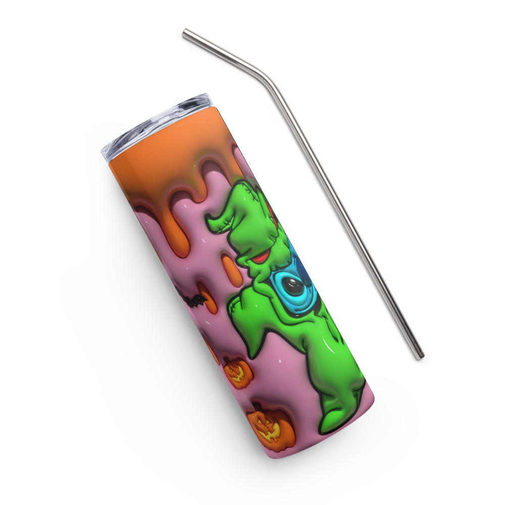 Oogie Stitch Puffy 20oz Tumbler Cup