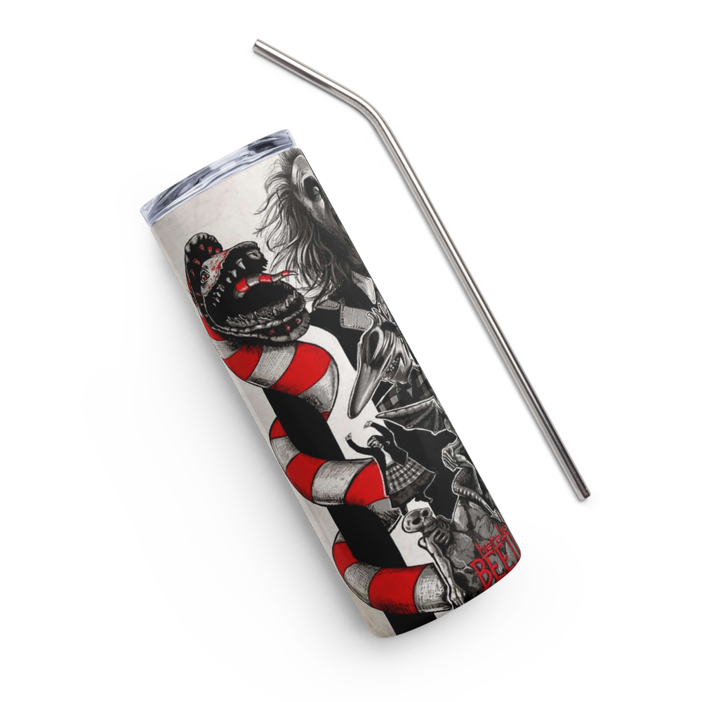 Beetle Juice Detailed 20oz Tumbler Cup