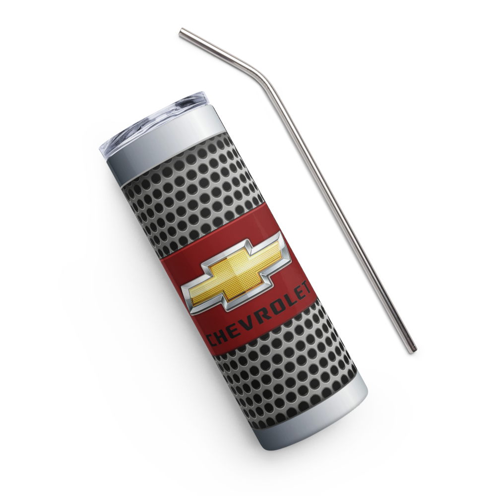 Chevy Red Metal 20oz Tumbler