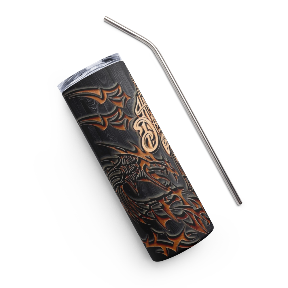Harley Wood Dragon 20oz Tumbler