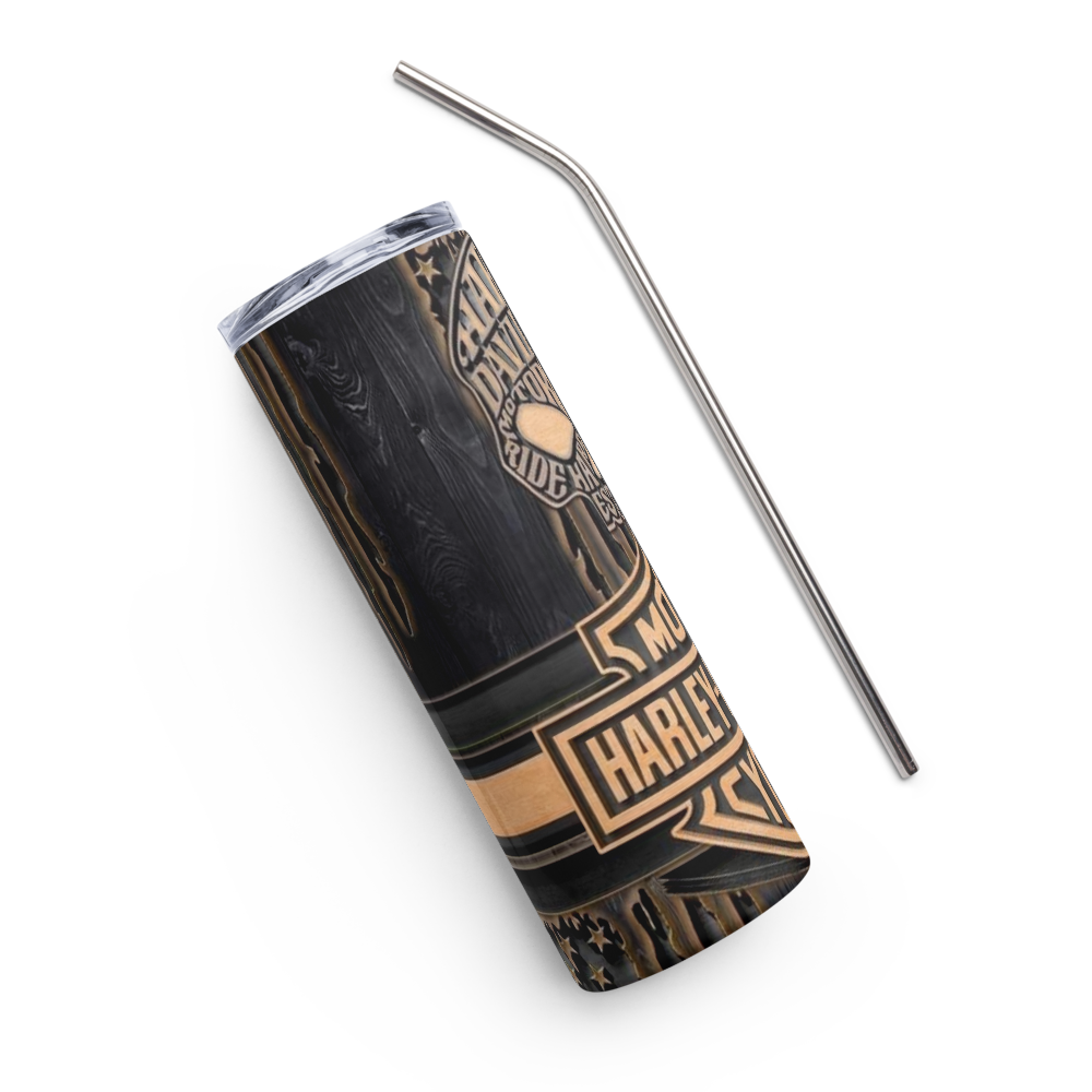 Harley Black Wood 20oz Tumbler