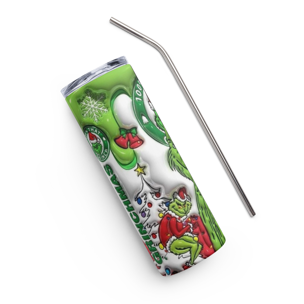 GrinchBucks Puffy 20oz Tumbler