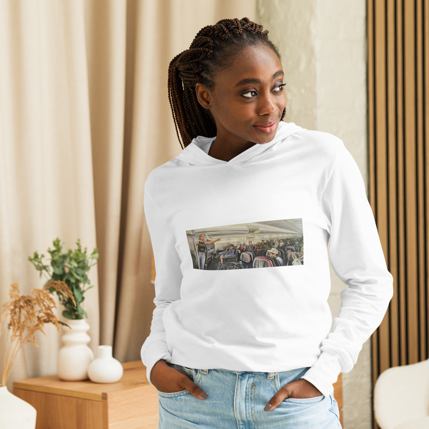 Plane Lady Hoodie