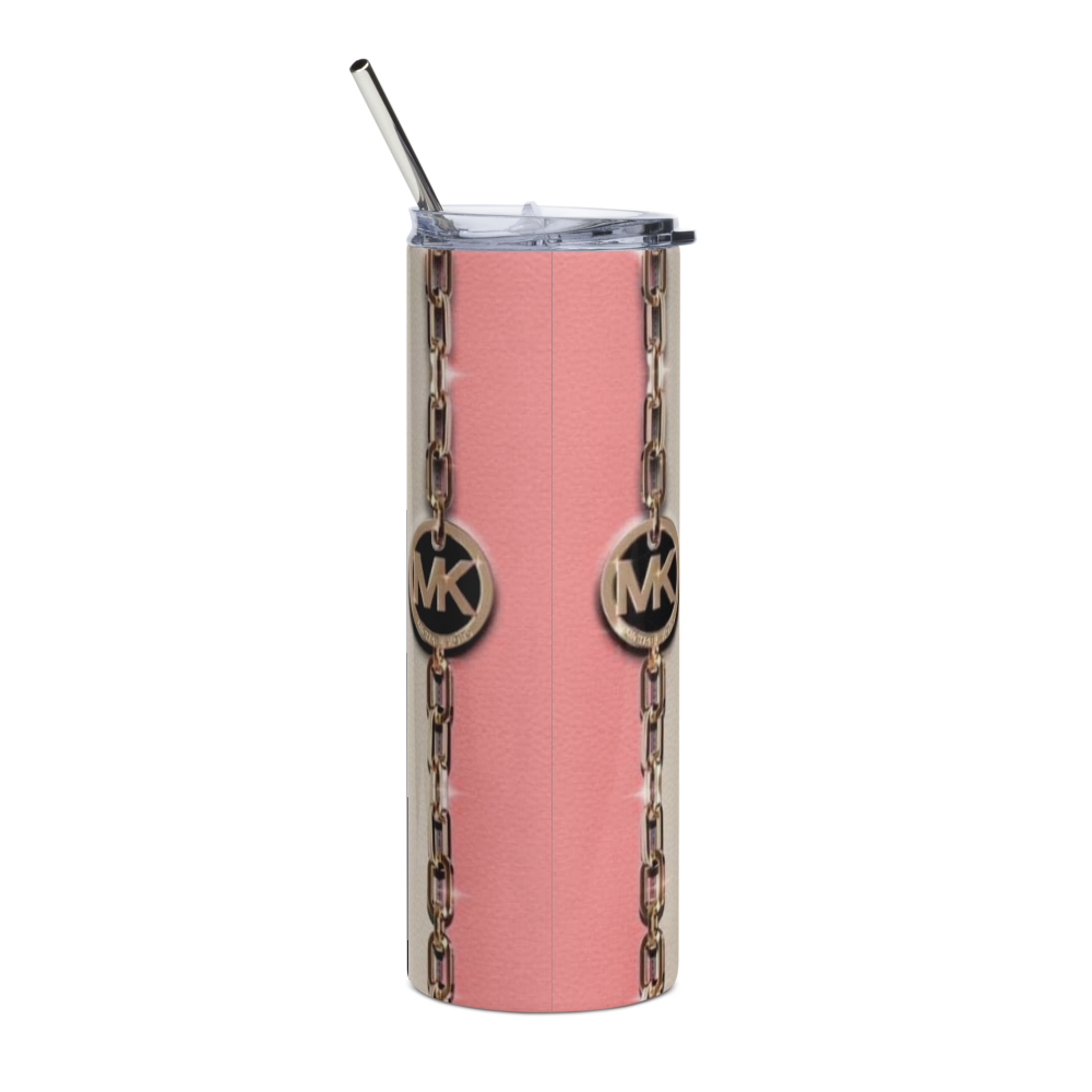 Gold and Pink MK 20oz Tumbler Cup