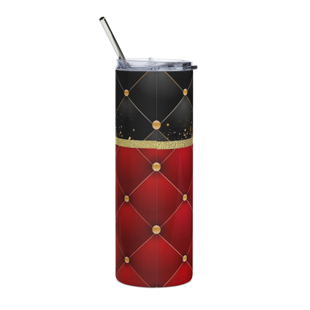 LV Red and Black 20oz Tumbler