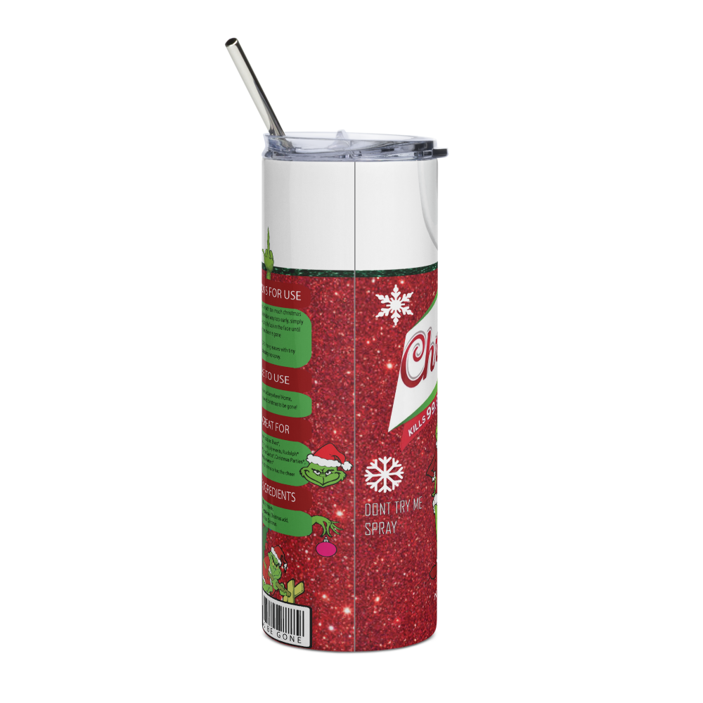 Christmas Be Gone Spray 20oz Tumbler Cup