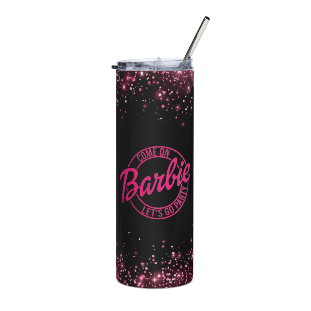 Let's Go Party Barbie 20oz Tumbler Cup